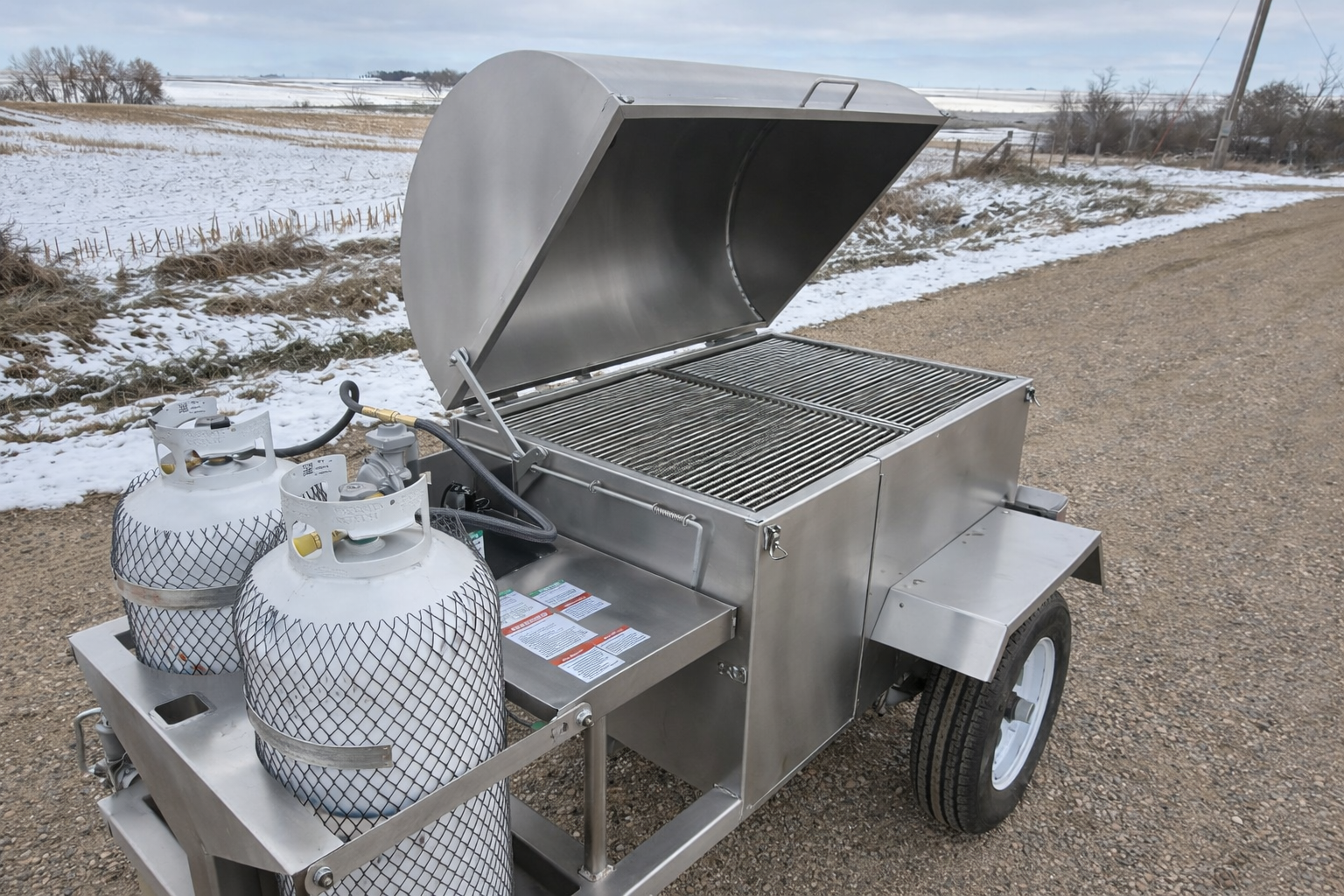 Model 4828GSS Towable Gas Grill – Stainless
